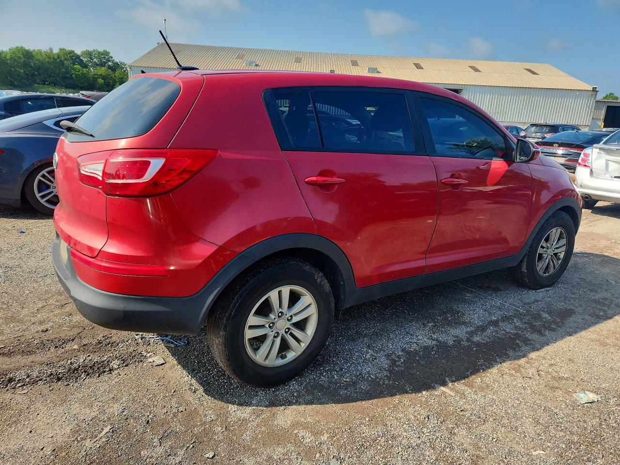 2011 Kia Sportage Lx Red vin: KNDPB3A28B7059737