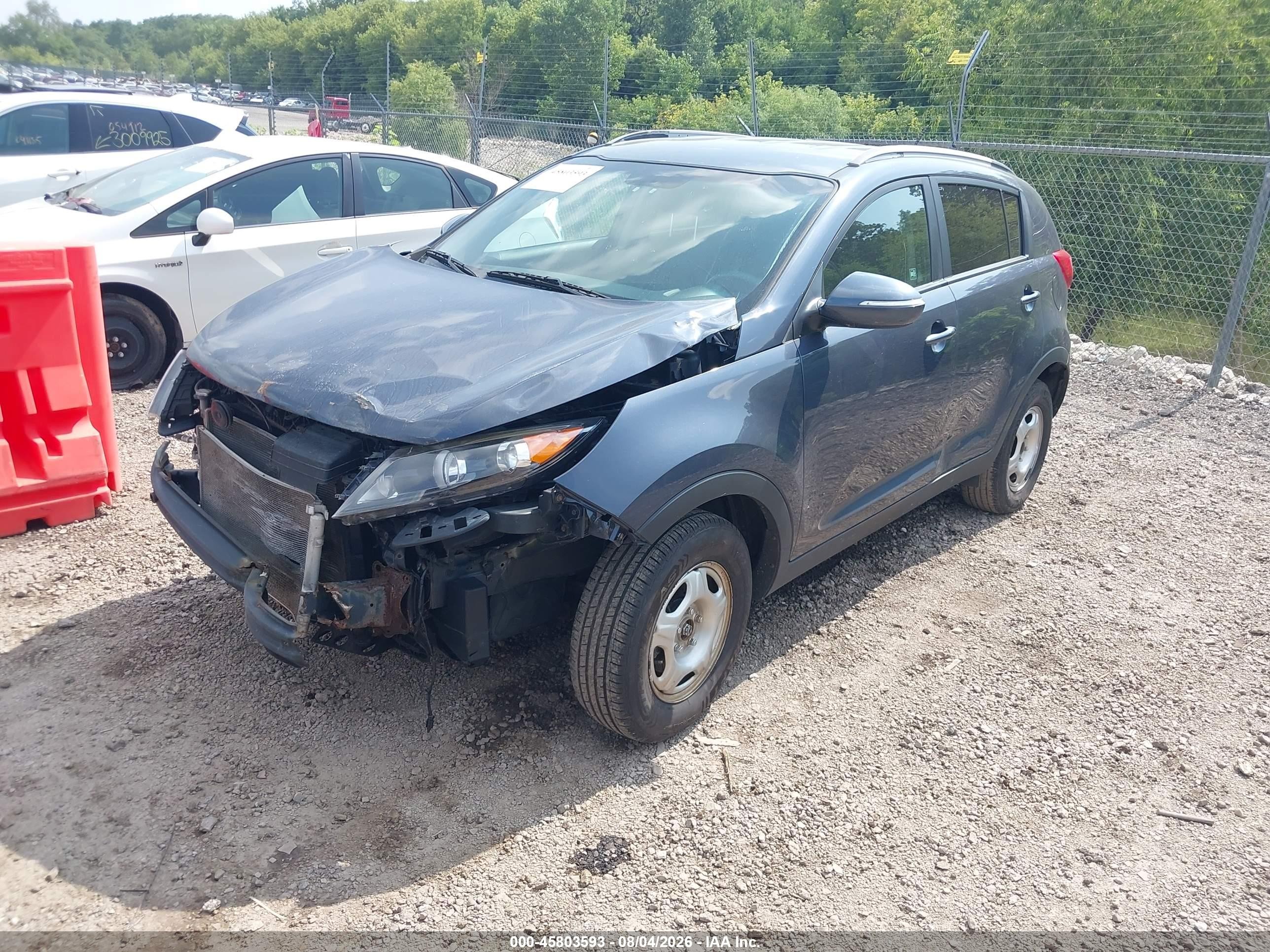 2011 Kia Sportage Lx Navy vin: KNDPB3A28B7090423