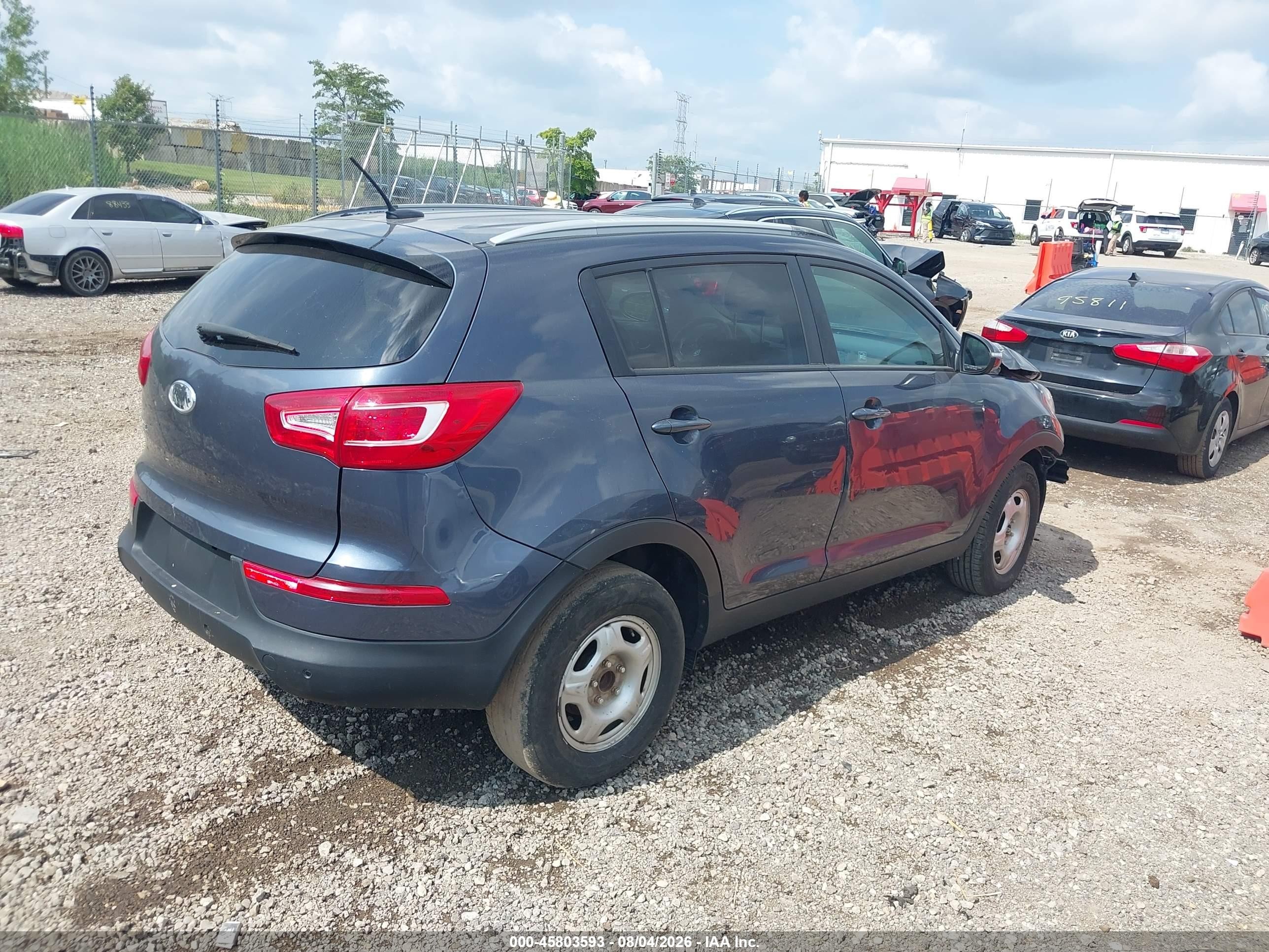 2011 Kia Sportage Lx Navy vin: KNDPB3A28B7090423
