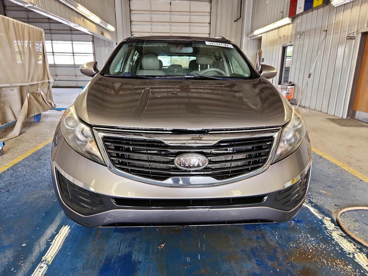 2012 Kia Sportage Lx Gray vin: KNDPB3A28C7178678
