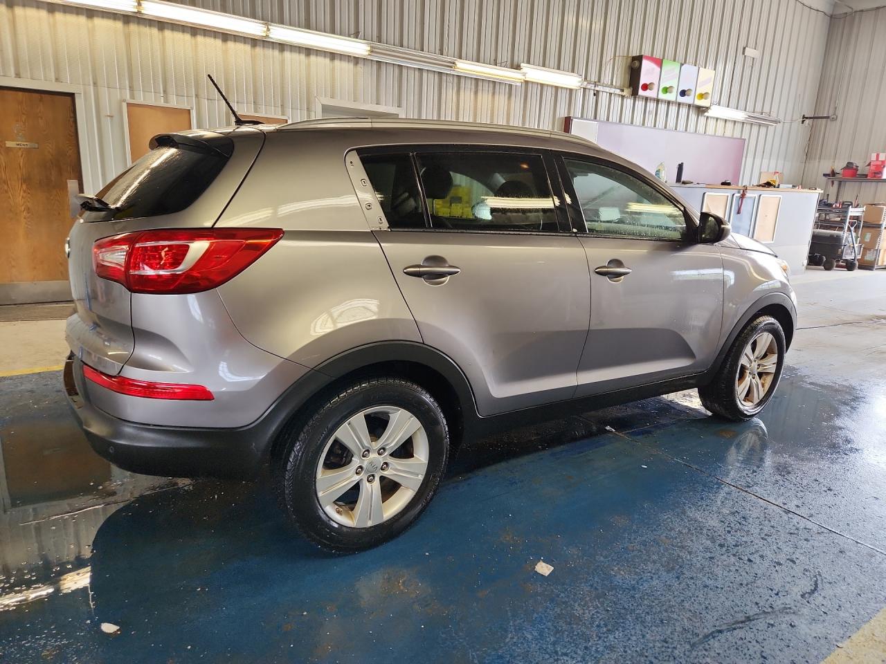2012 Kia Sportage Lx Gray vin: KNDPB3A28C7178678 Damage: Right Rear Door Molding, Missing, Replacement Required