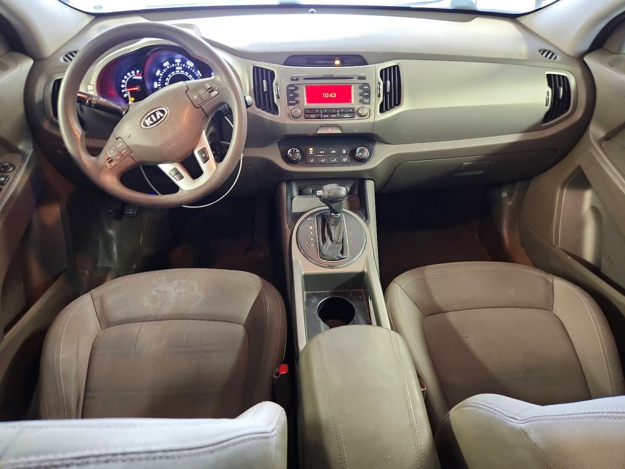 2012 Kia Sportage Lx Gray vin: KNDPB3A28C7178678