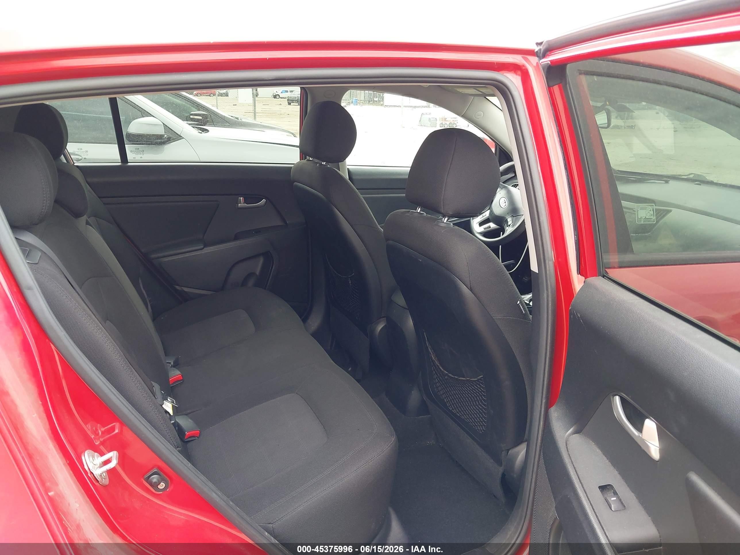 2012 Kia Sportage Lx Red vin: KNDPB3A28C7251063