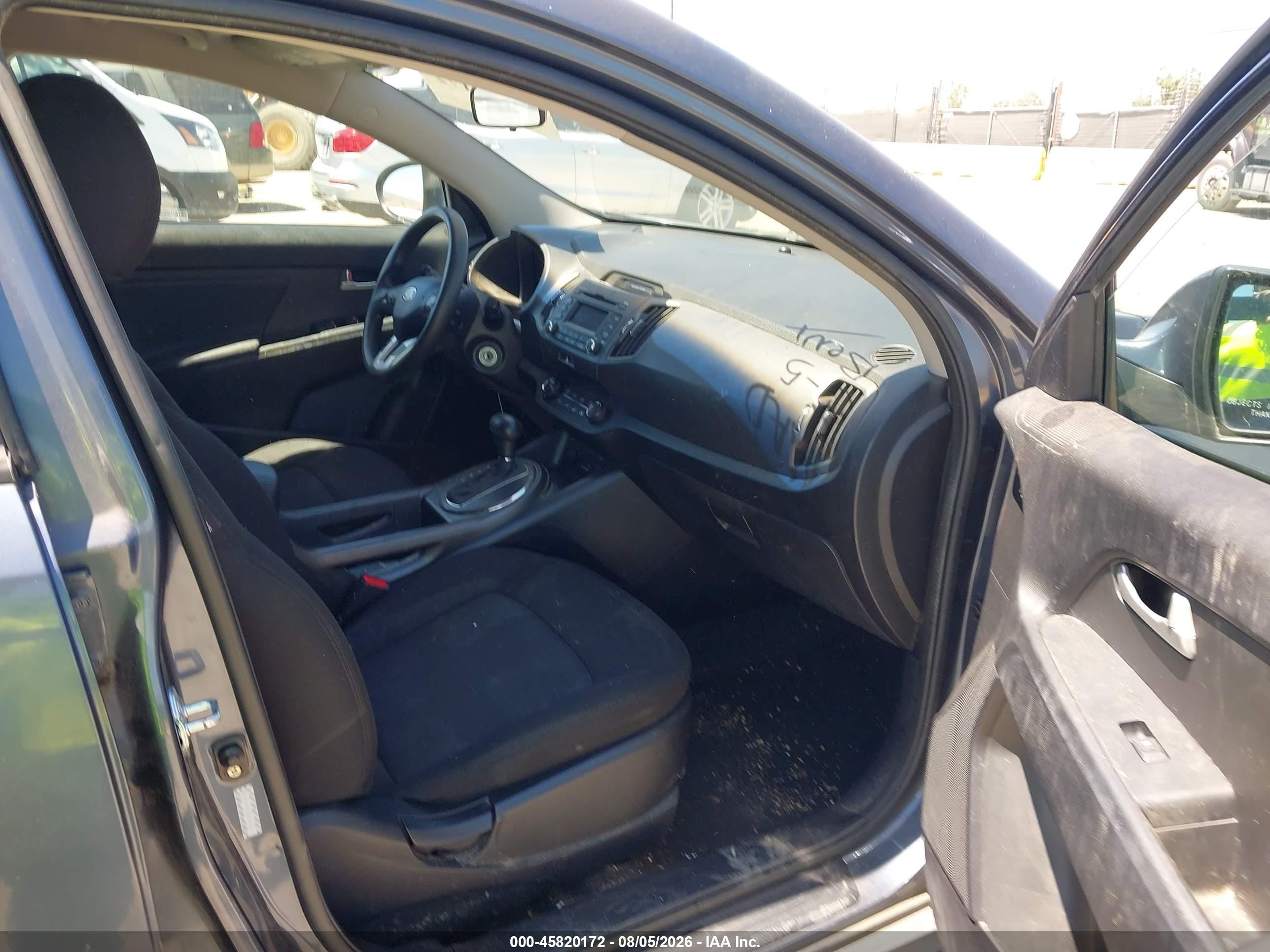 2012 Kia Sportage Lx Синий vin: KNDPB3A28C7332905