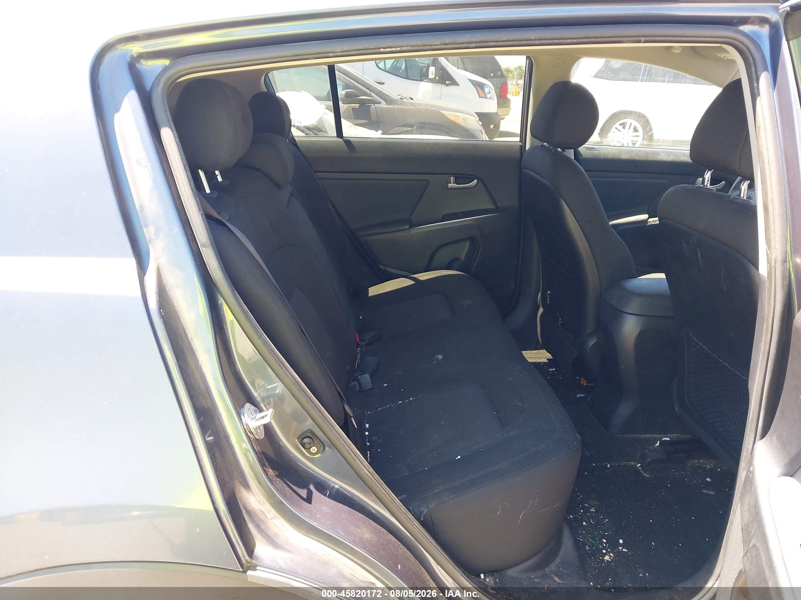 2012 Kia Sportage Lx Синий vin: KNDPB3A28C7332905