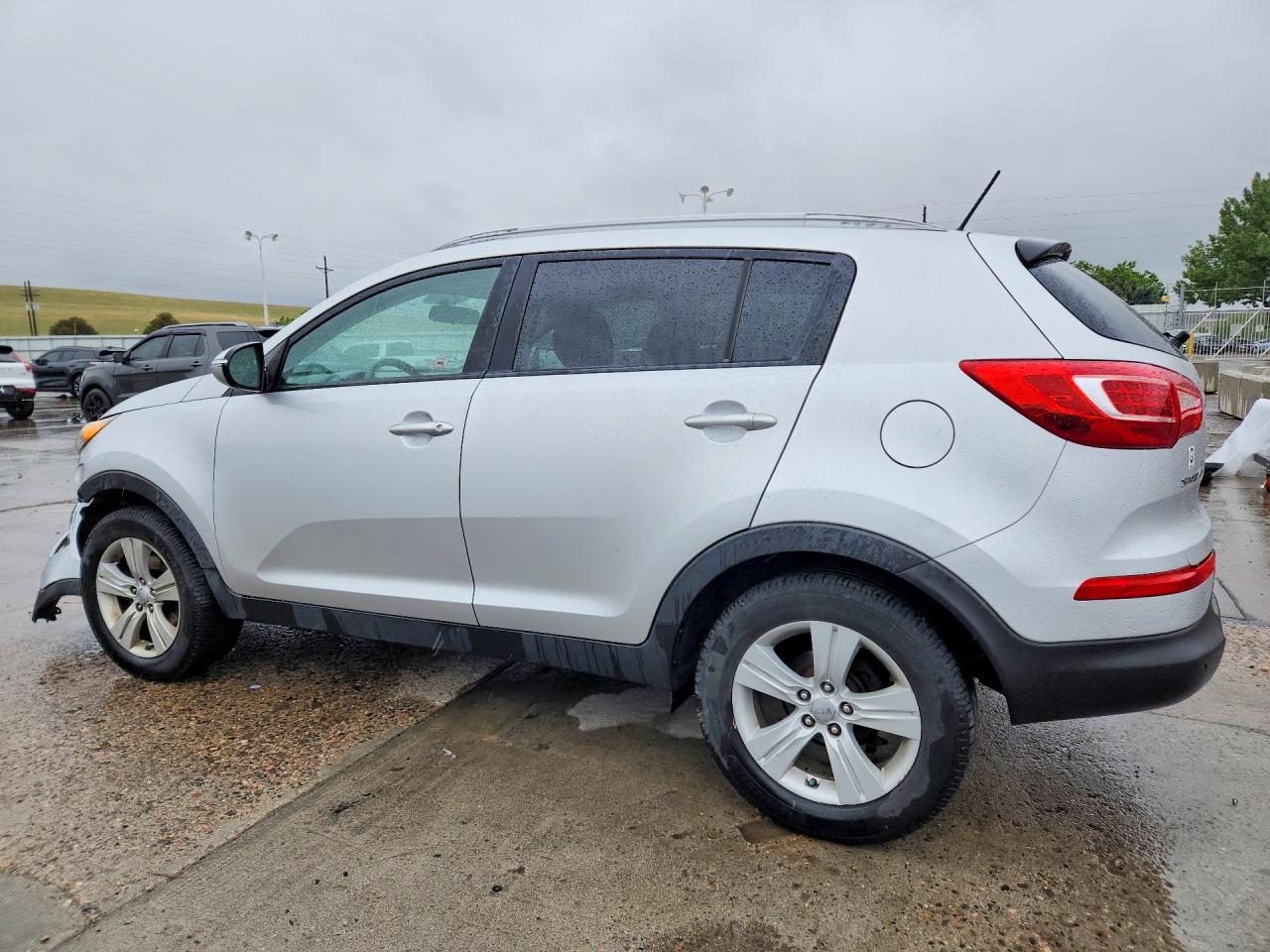 2013 Kia Sportage Lx Silver vin: KNDPB3A28D7430382