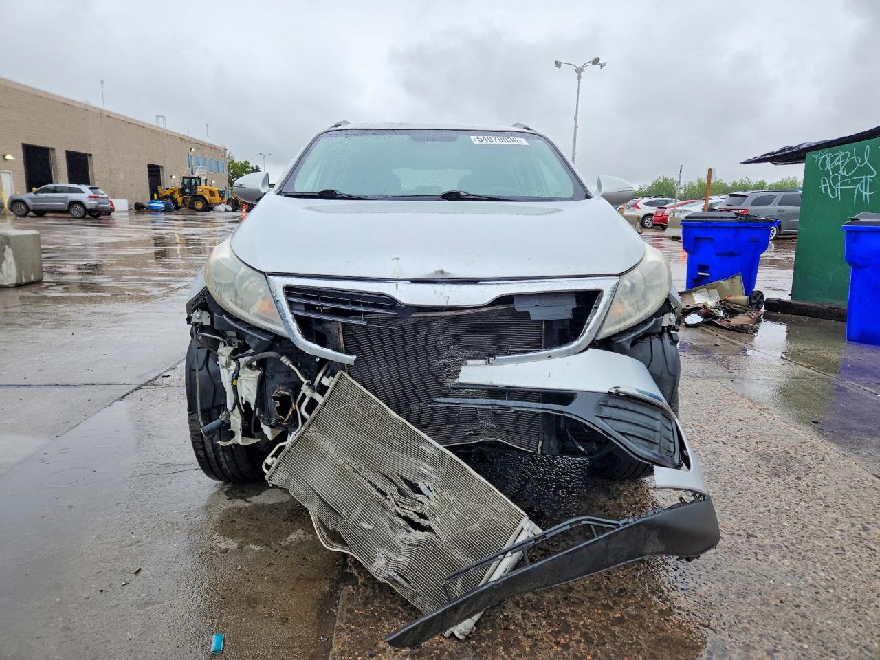 2013 Kia Sportage Lx Silver vin: KNDPB3A28D7430382