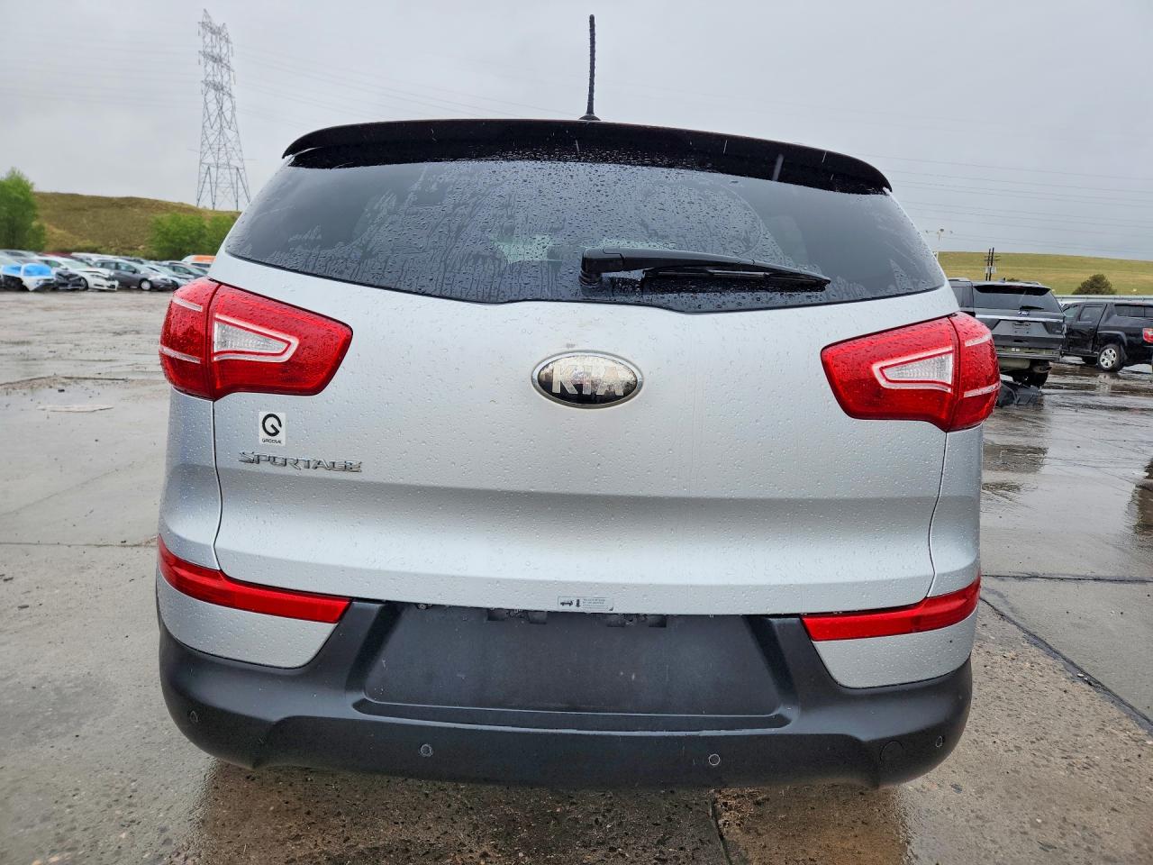 2013 Kia Sportage Lx Silver vin: KNDPB3A28D7430382