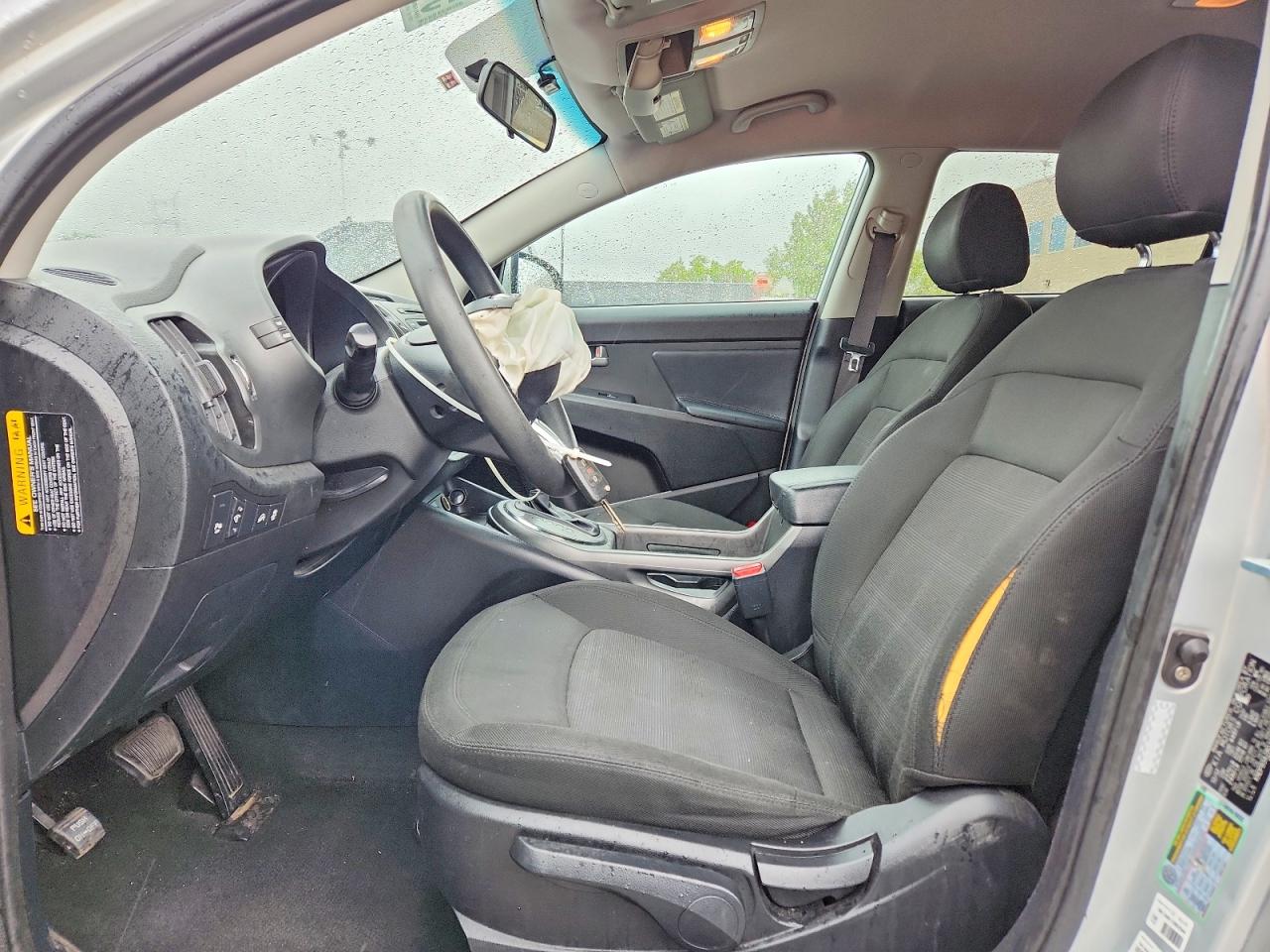 2013 Kia Sportage Lx Silver vin: KNDPB3A28D7430382