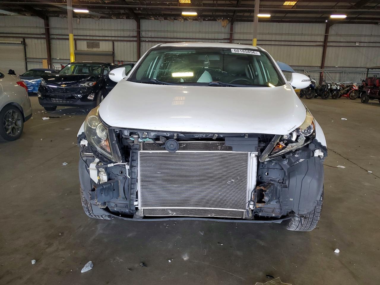 2013 Kia Sportage Lx White vin: KNDPB3A28D7493577