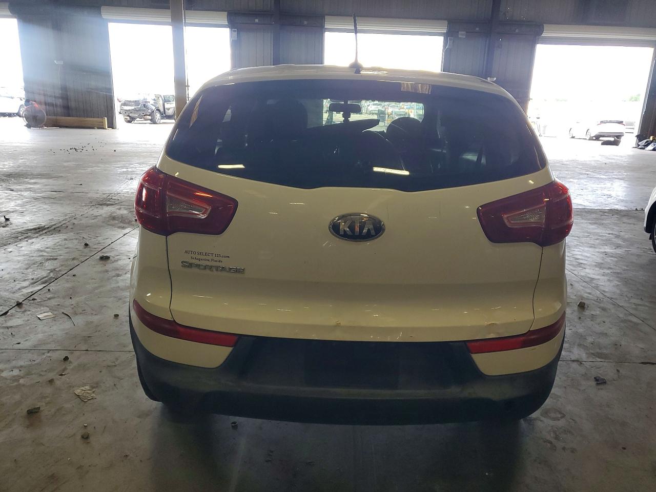2013 Kia Sportage Lx White vin: KNDPB3A28D7493577