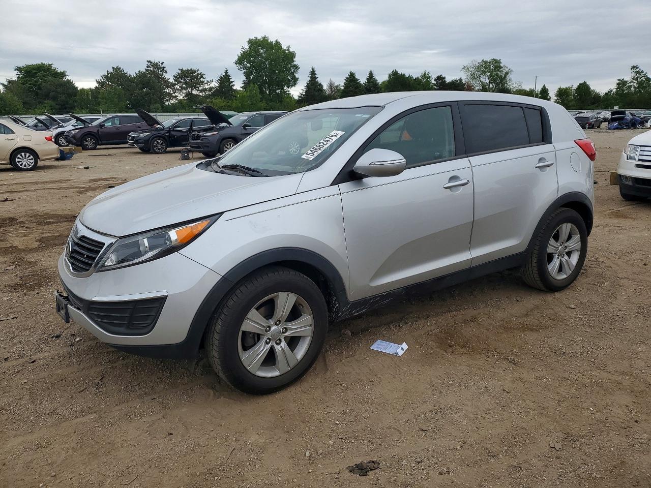 2013 Kia Sportage Lx Серебряный vin: KNDPB3A28D7505601