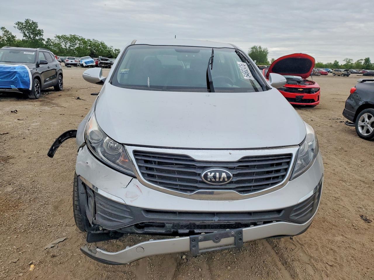 2013 Kia Sportage Lx Серебряный vin: KNDPB3A28D7505601