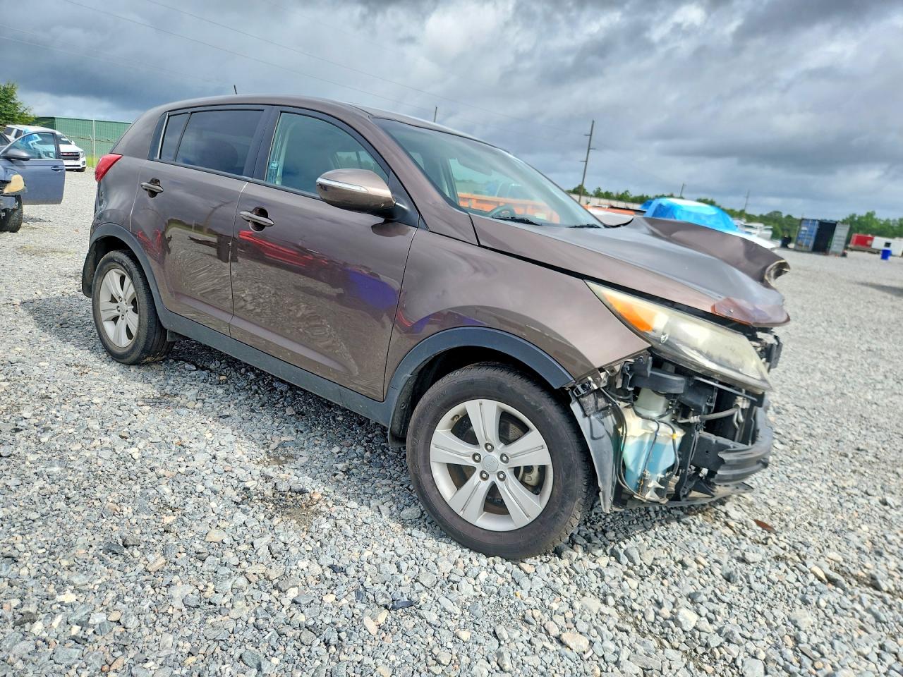2013 Kia Sportage Lx Brown vin: KNDPB3A28D7514038