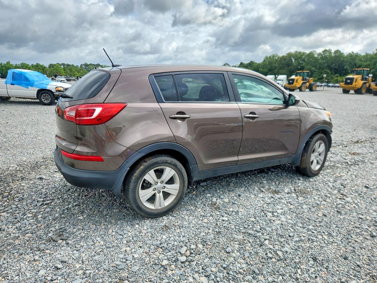 2013 Kia Sportage Lx Brown vin: KNDPB3A28D7514038