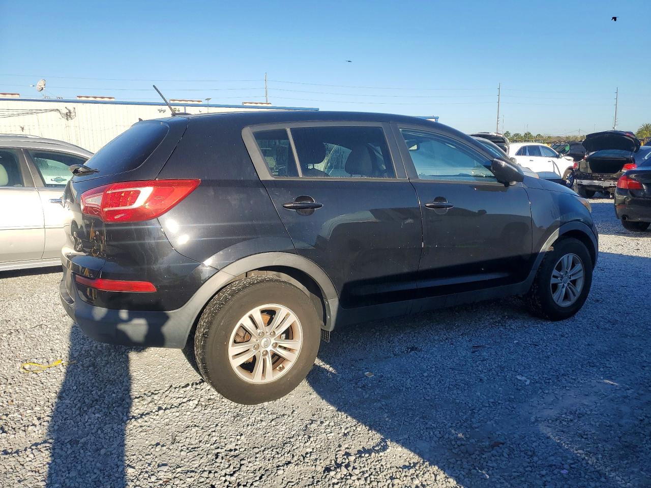 2011 Kia Sportage Lx Black vin: KNDPB3A29B7015052