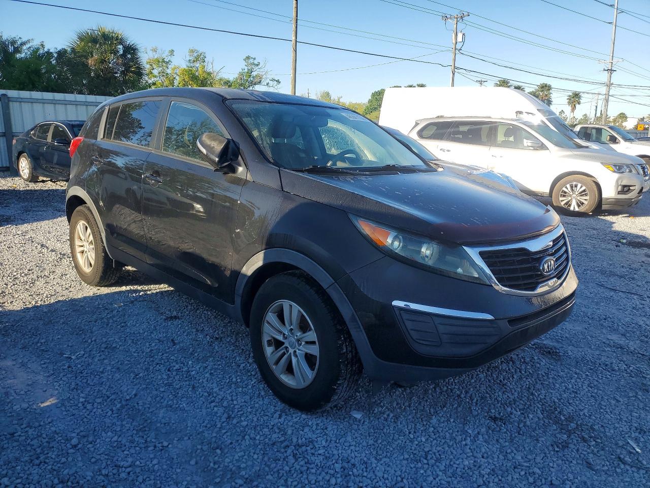 2011 Kia Sportage Lx Black vin: KNDPB3A29B7015052