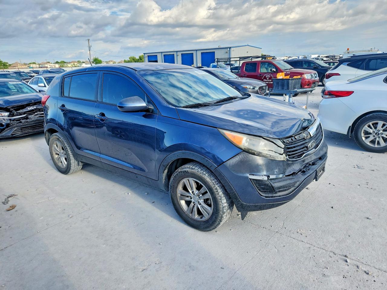 2011 Kia Sportage Lx Blue vin: KNDPB3A29B7018663