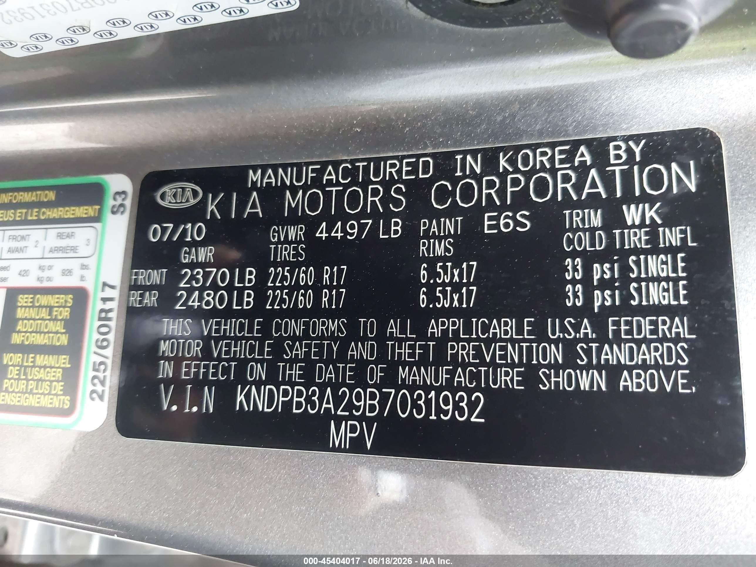 2011 Kia Sportage Lx Gray vin: KNDPB3A29B7031932