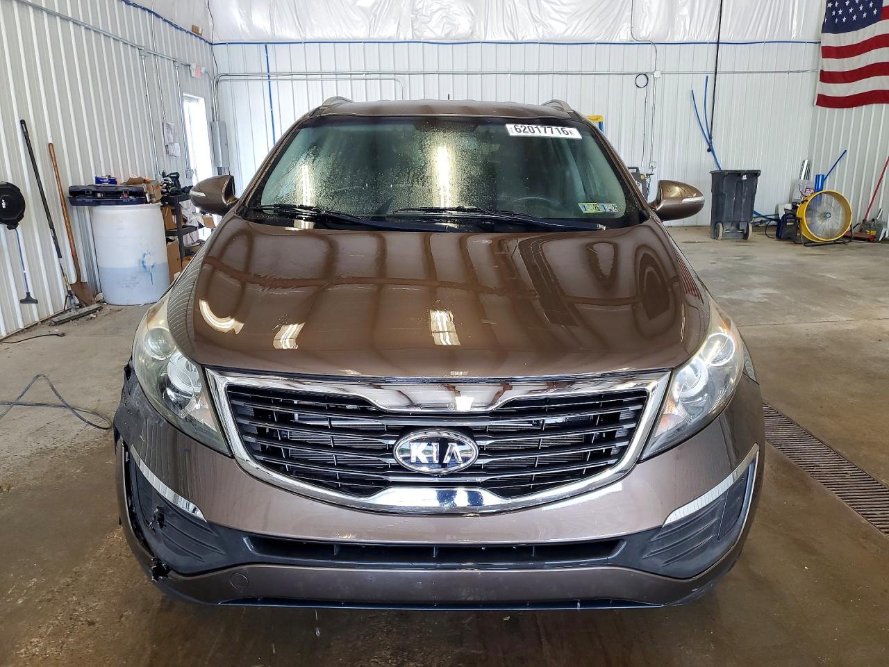 2011 Kia Sportage Lx Коричневый vin: KNDPB3A29B7033762