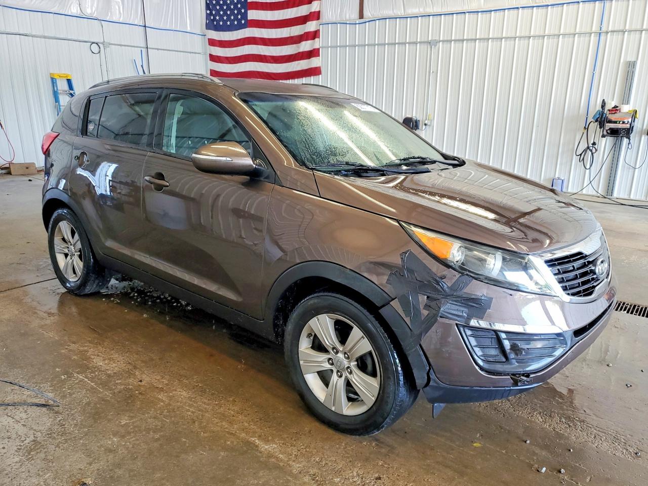 2011 Kia Sportage Lx Коричневый vin: KNDPB3A29B7033762