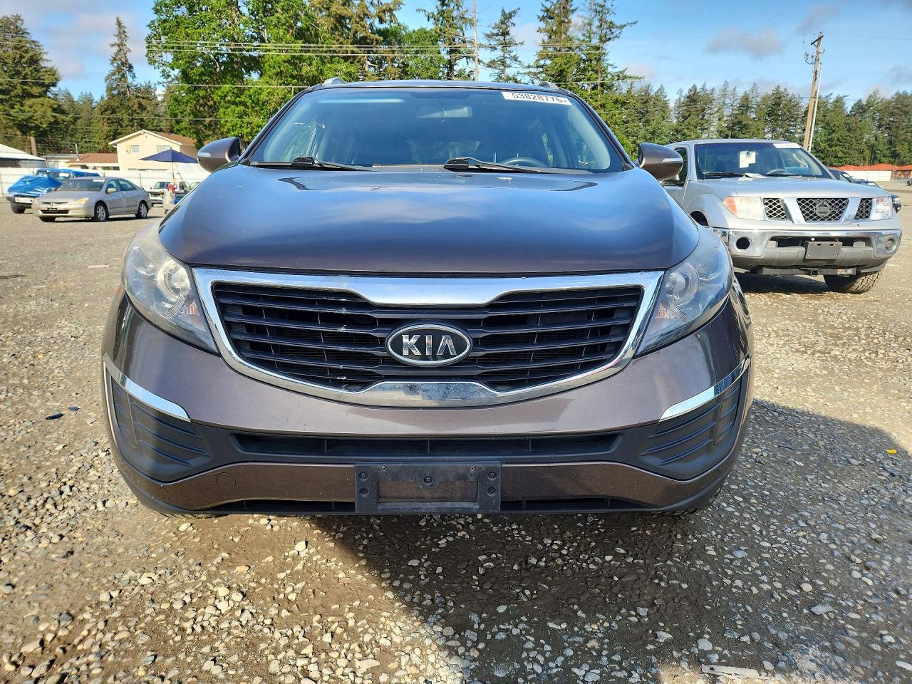 2011 Kia Sportage Lx Brown vin: KNDPB3A29B7083853