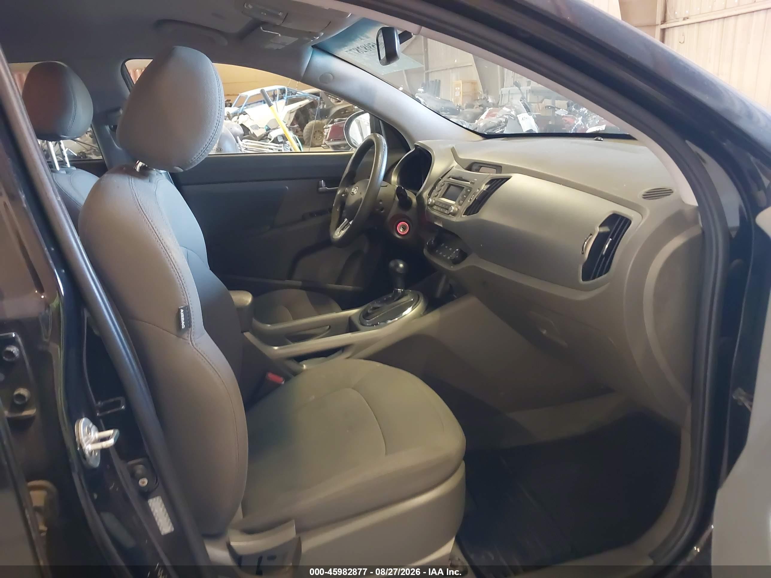 2011 Kia Sportage Lx Black vin: KNDPB3A29B7175741
