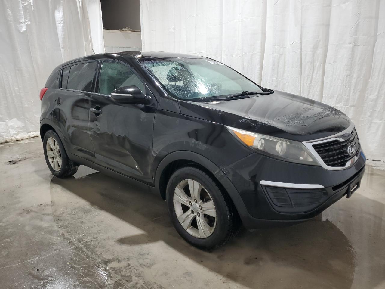 2012 Kia Sportage Lx Black vin: KNDPB3A29C7194551 Damage: Right Rear Door Handle, Missing, Replacement Required