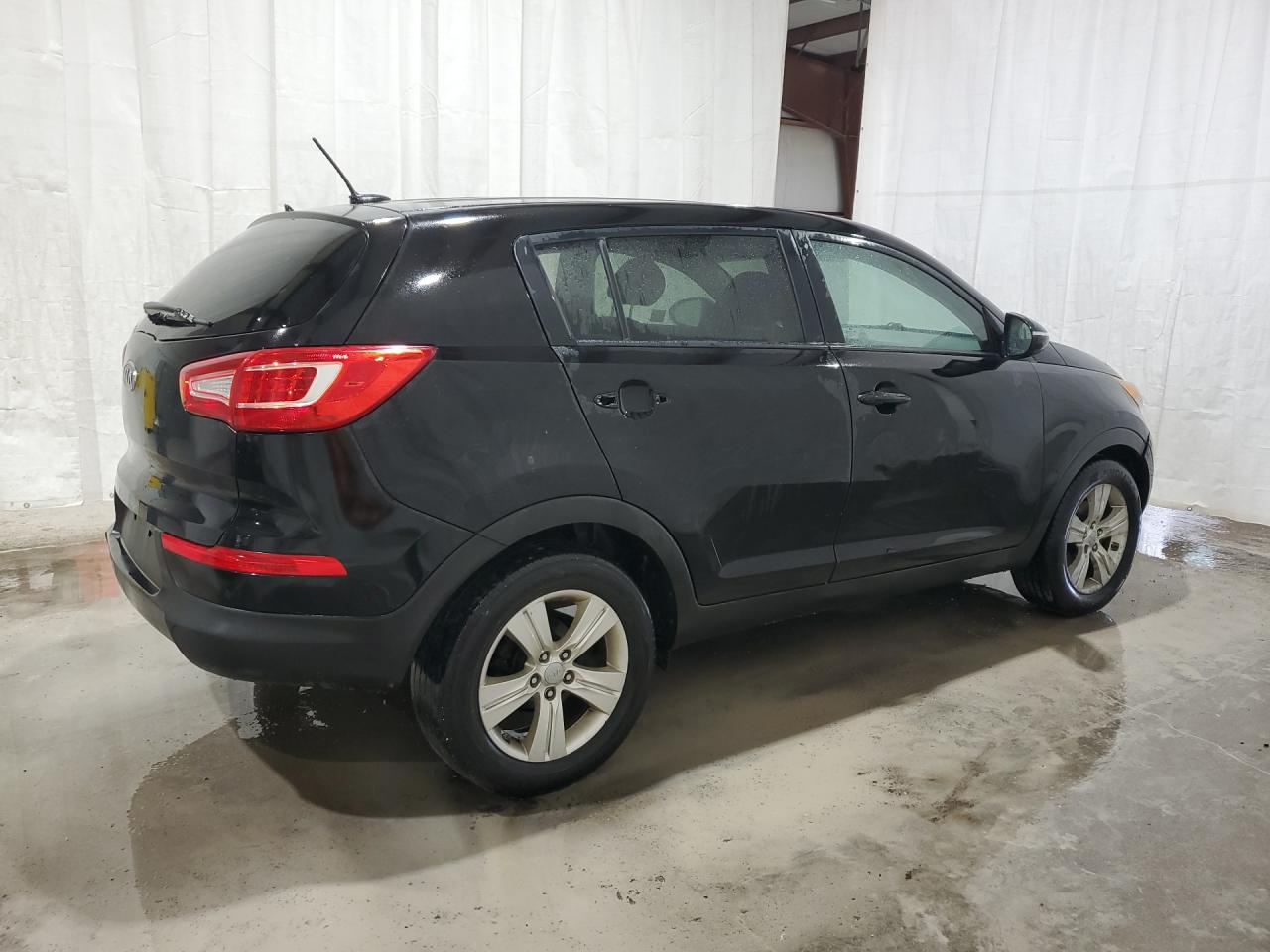 2012 Kia Sportage Lx Black vin: KNDPB3A29C7194551 Damage: Right Rear Tire, Worn, Replacement Required