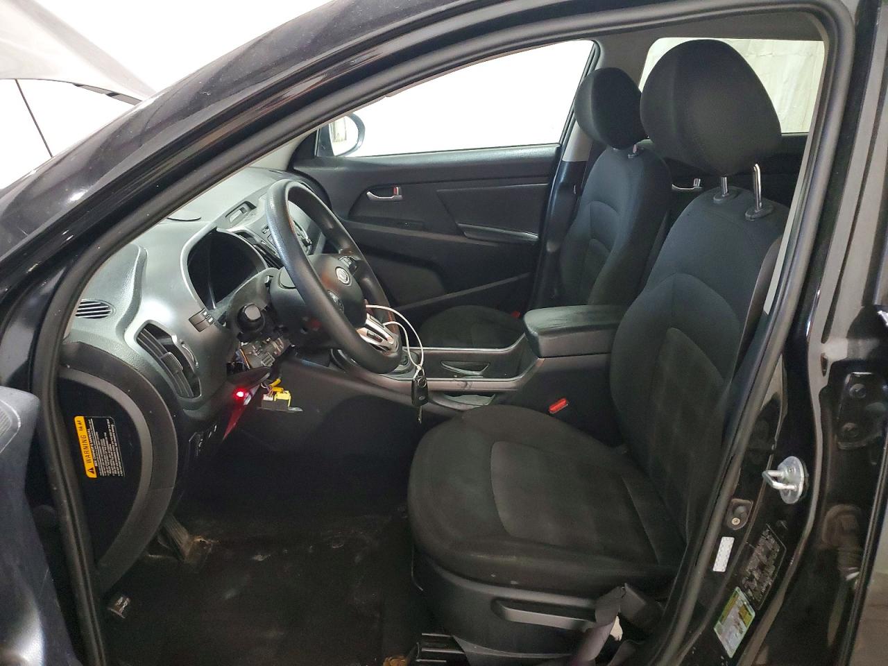 2012 Kia Sportage Lx Black vin: KNDPB3A29C7194551
