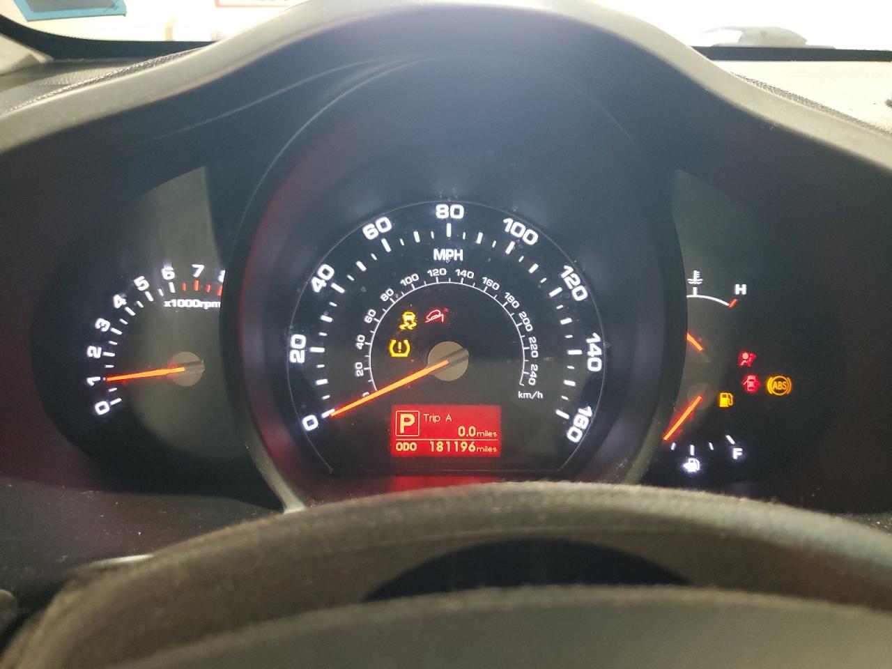 2012 Kia Sportage Lx Black vin: KNDPB3A29C7194551 Damage: Warning Light - Air Bag, On, Unacceptable