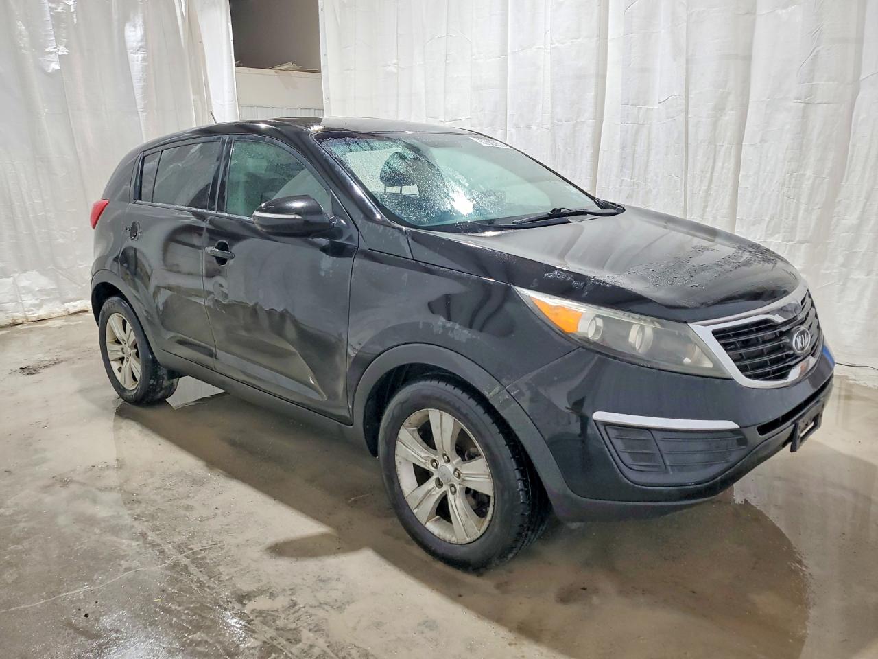 2012 Kia Sportage Lx Black vin: KNDPB3A29C7194551