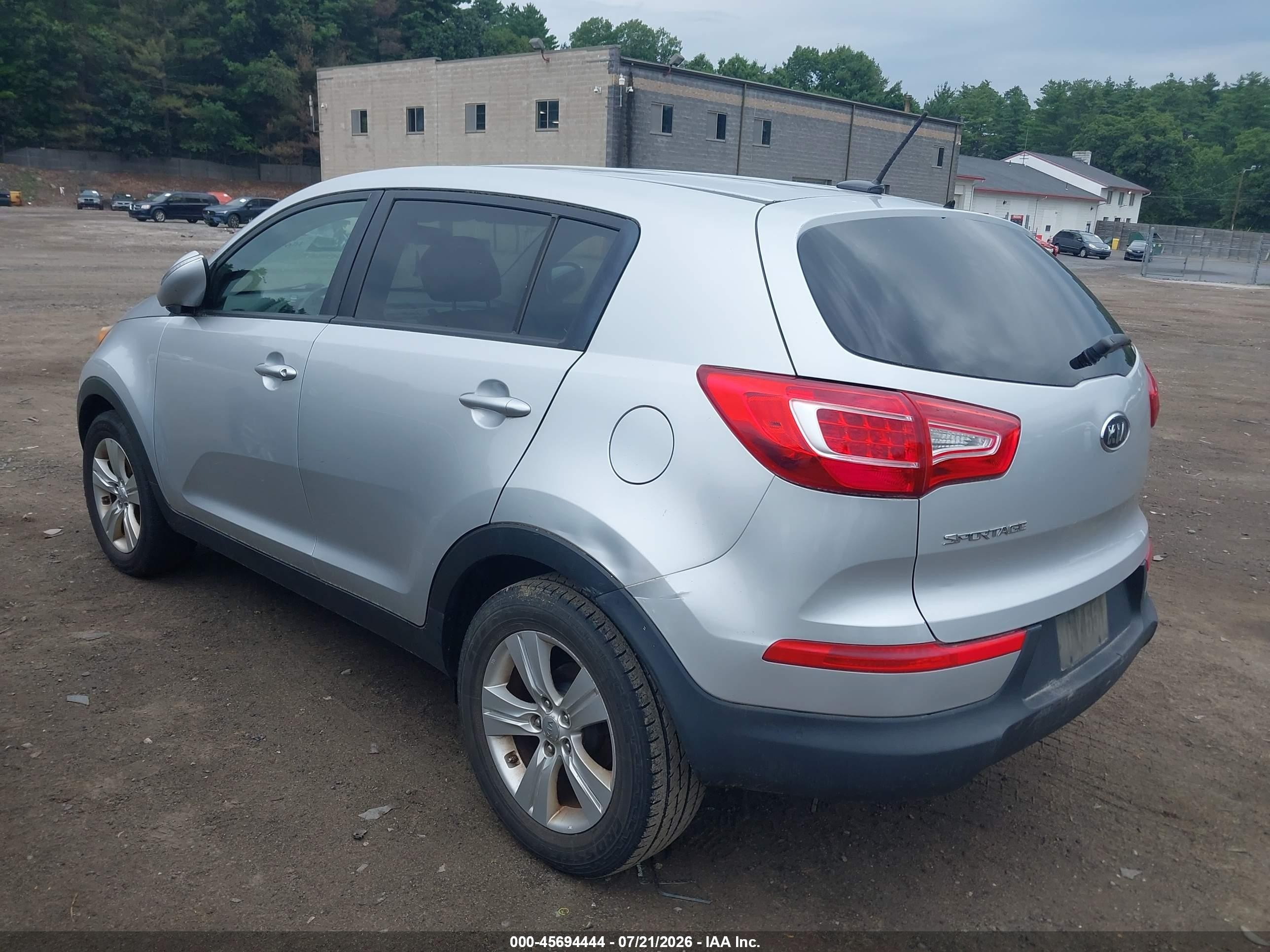 2012 Kia Sportage Lx Серебряный vin: KNDPB3A29C7310766