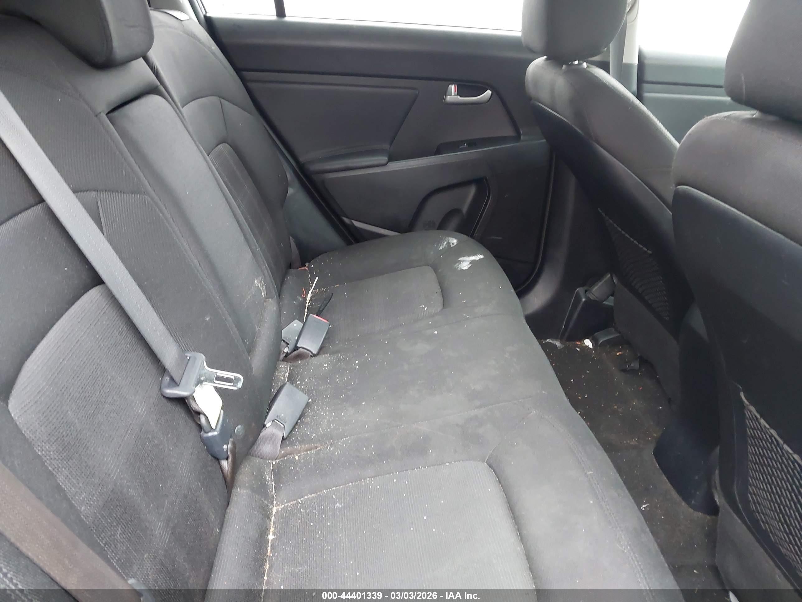 2013 Kia Sportage Lx Black vin: KNDPB3A29D7376168