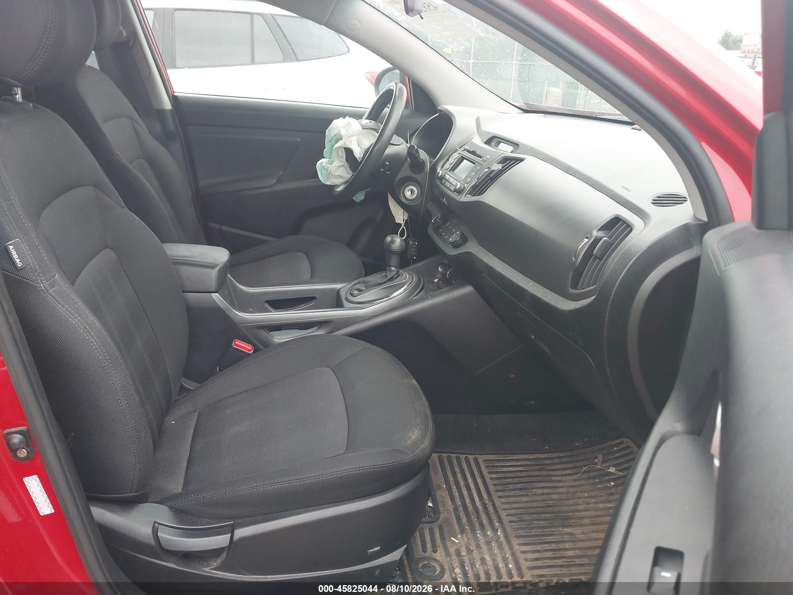 2013 Kia Sportage Lx Red vin: KNDPB3A29D7382701