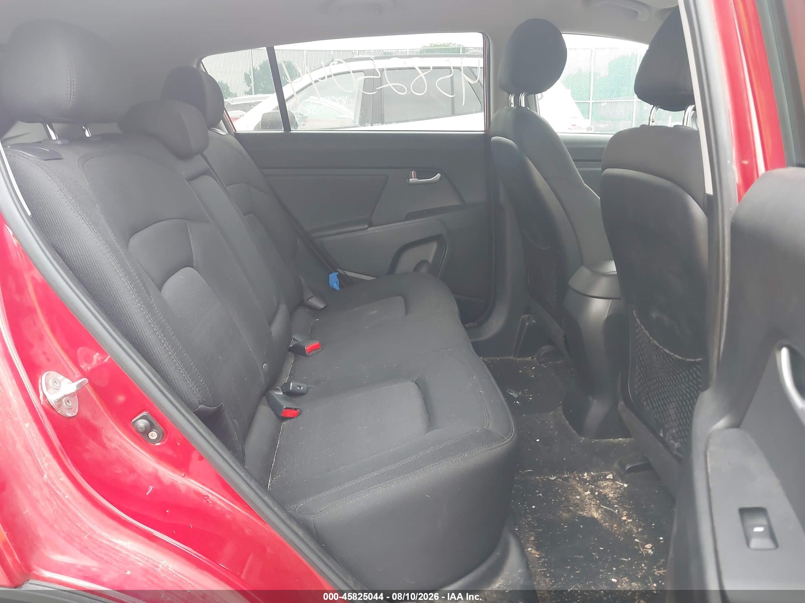 2013 Kia Sportage Lx Red vin: KNDPB3A29D7382701