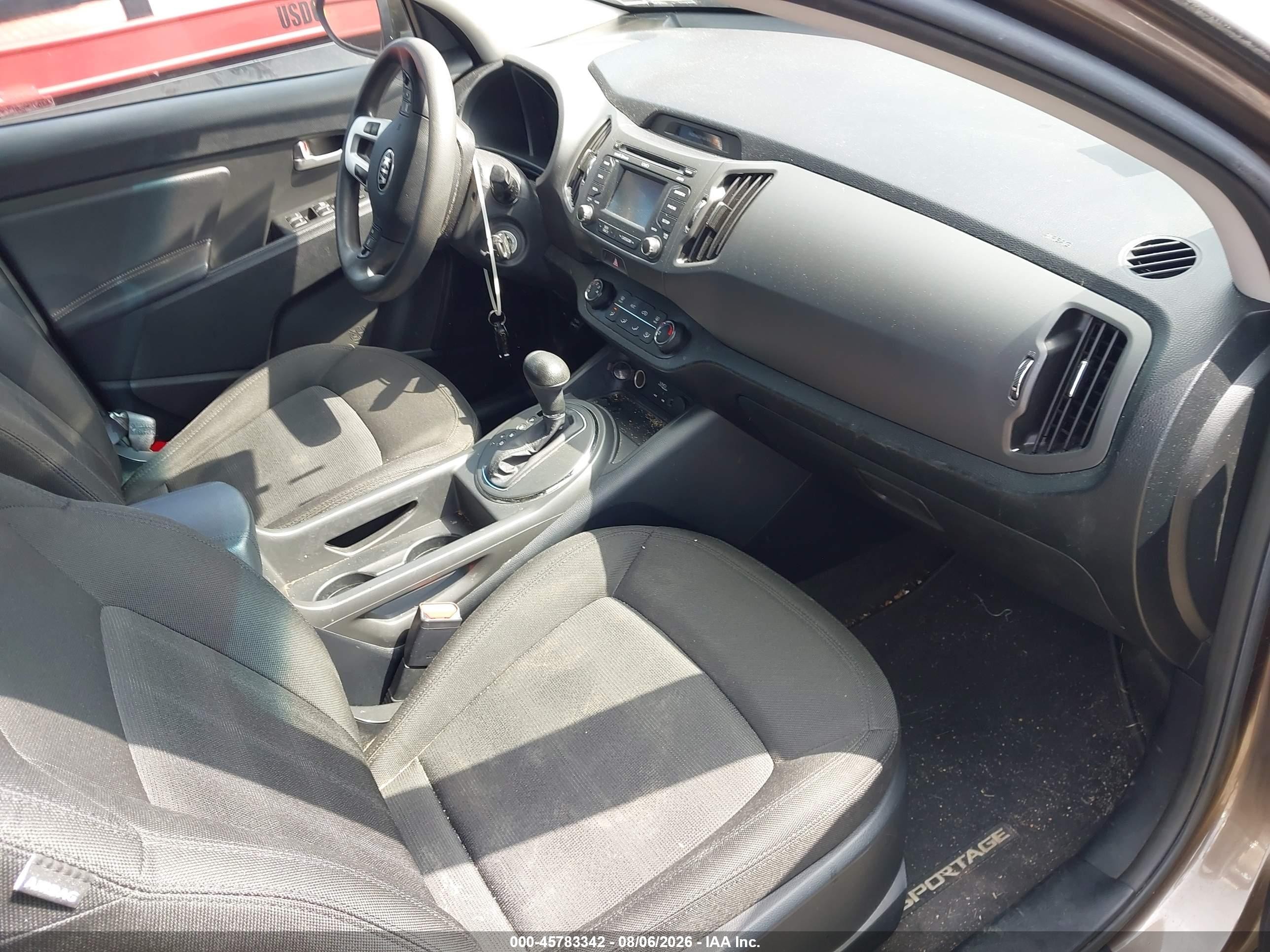 2013 Kia Sportage Lx Brown vin: KNDPB3A29D7391768