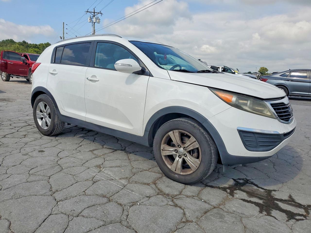 2013 Kia Sportage Lx Белый vin: KNDPB3A29D7397618