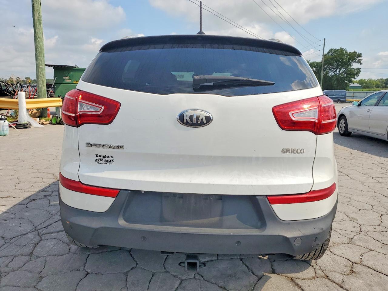 2013 Kia Sportage Lx Белый vin: KNDPB3A29D7397618