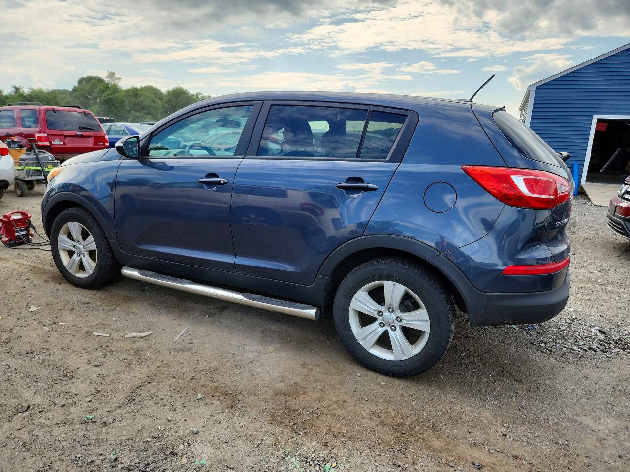 2013 Kia Sportage Lx Blue vin: KNDPB3A29D7433002