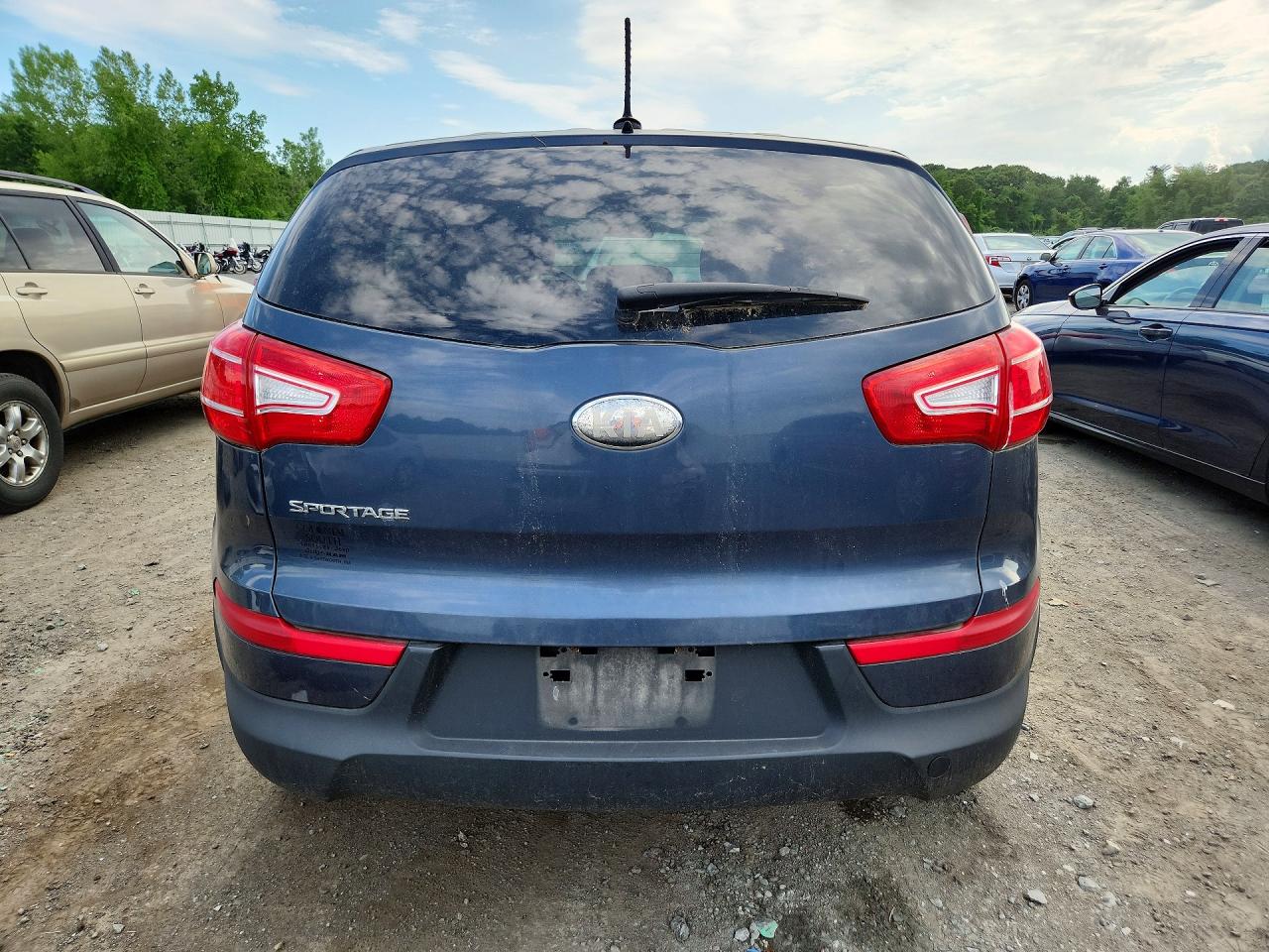 2013 Kia Sportage Lx Blue vin: KNDPB3A29D7433002