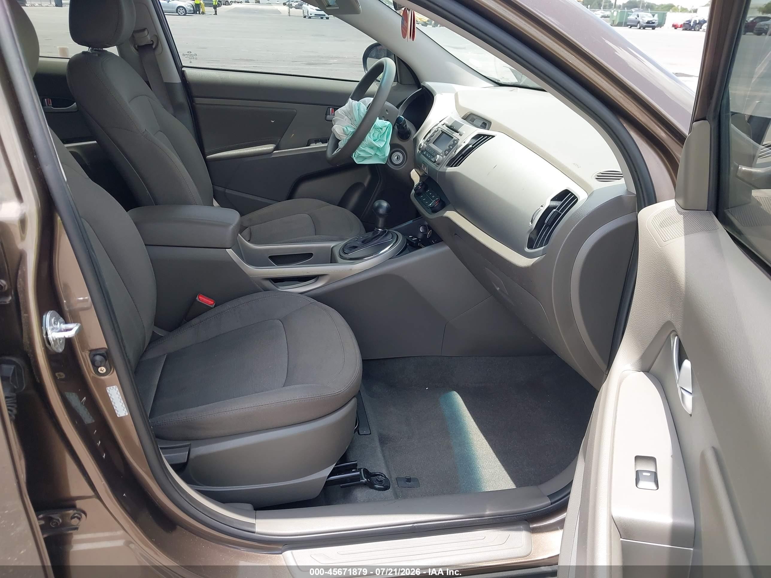 2013 Kia Sportage Lx Dark Brown vin: KNDPB3A29D7437373