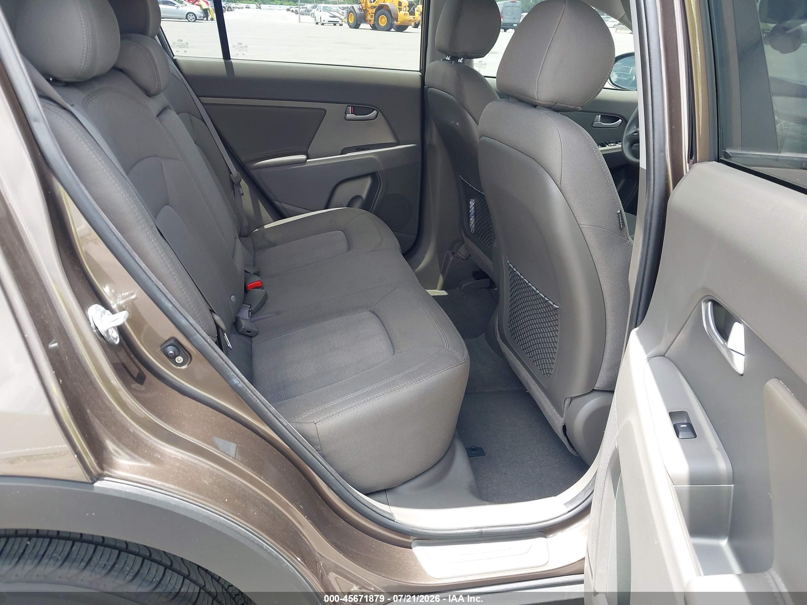 2013 Kia Sportage Lx Dark Brown vin: KNDPB3A29D7437373