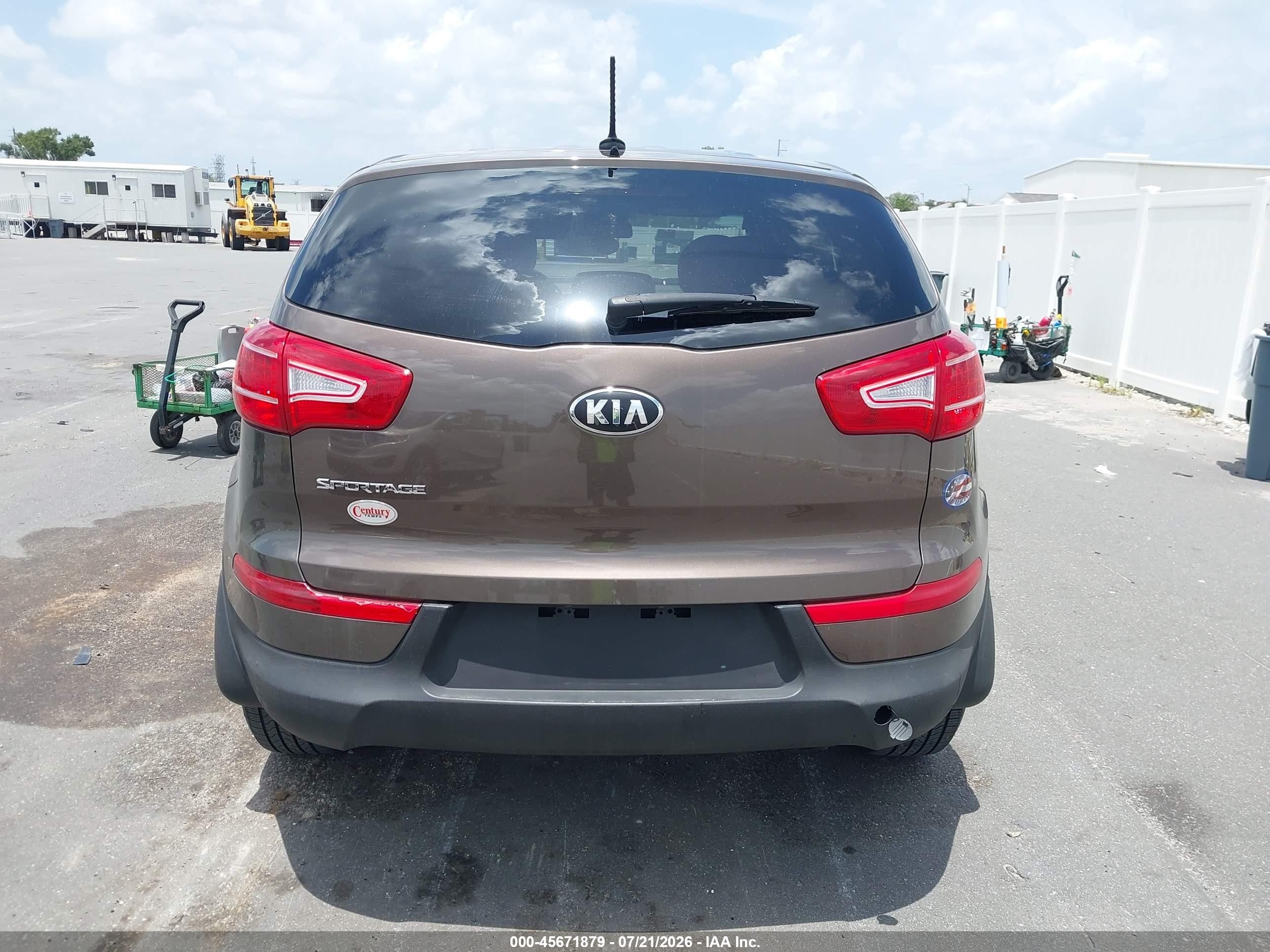 2013 Kia Sportage Lx Dark Brown vin: KNDPB3A29D7437373