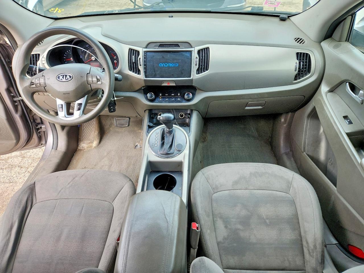 2011 Kia Sportage Lx Gray vin: KNDPB3A2XB7054619