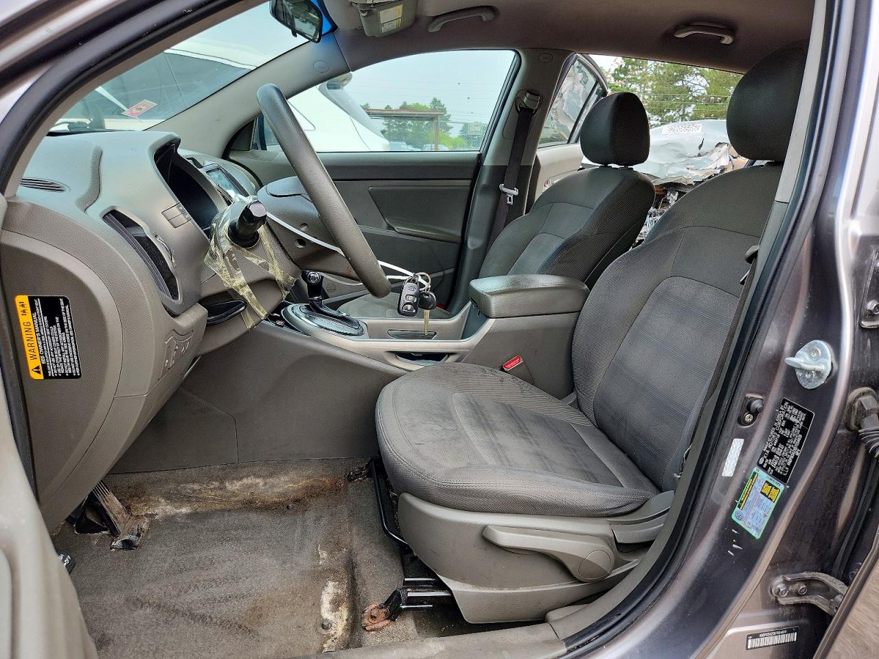 2011 Kia Sportage Lx Gray vin: KNDPB3A2XB7054619