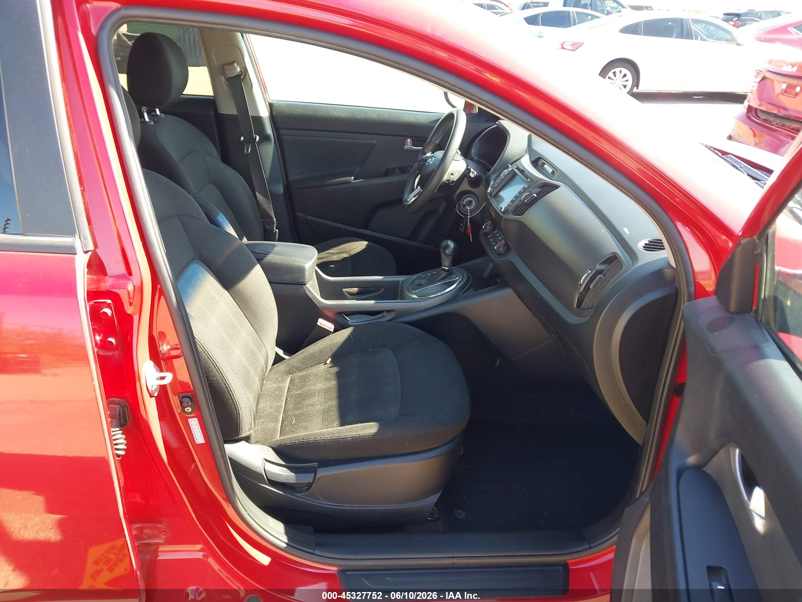 2011 Kia Sportage Lx Red vin: KNDPB3A2XB7078046