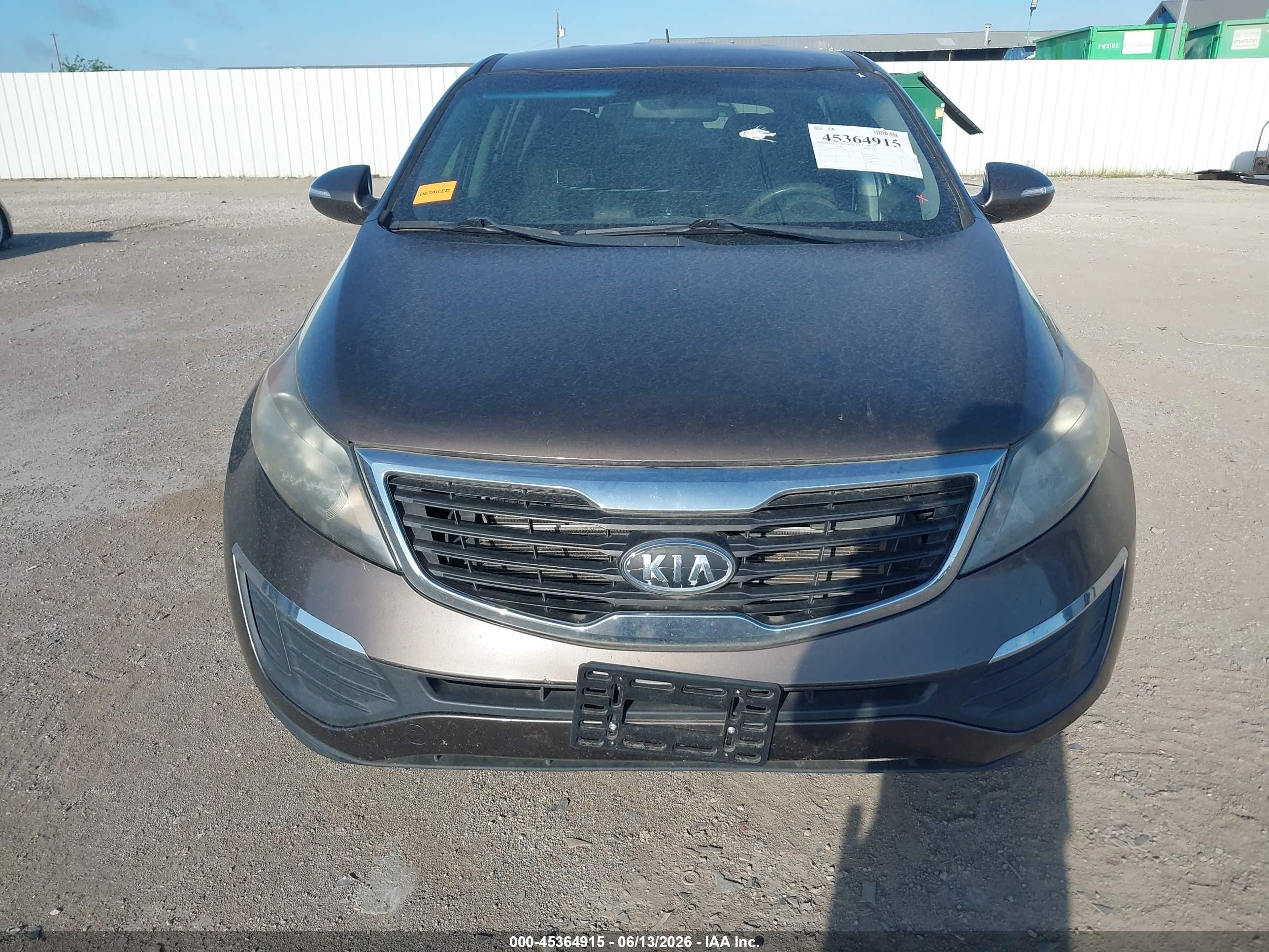 2011 Kia Sportage Lx Dark Brown vin: KNDPB3A2XB7089841
