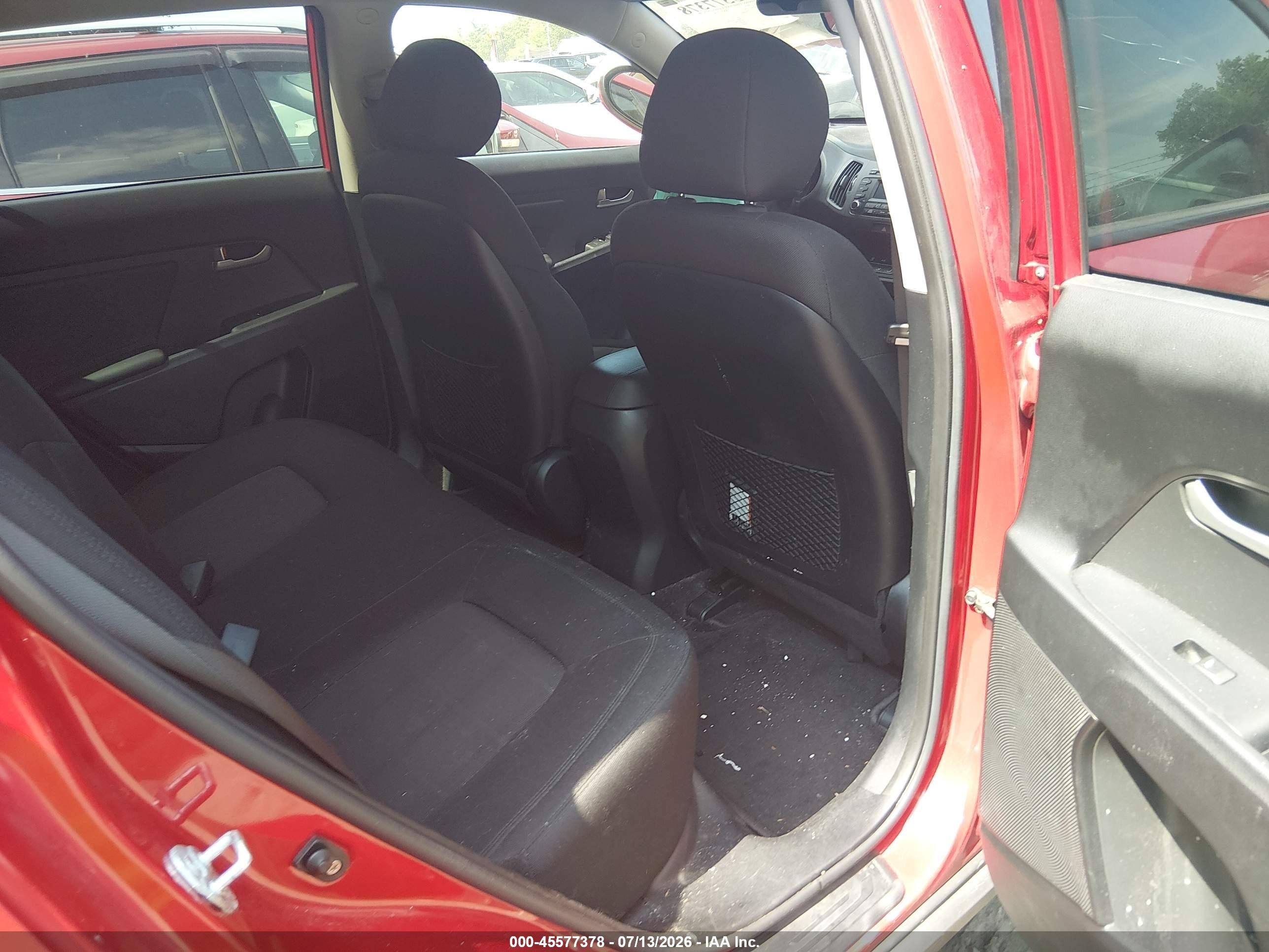2012 Kia Sportage Lx Красный vin: KNDPB3A2XC7193747