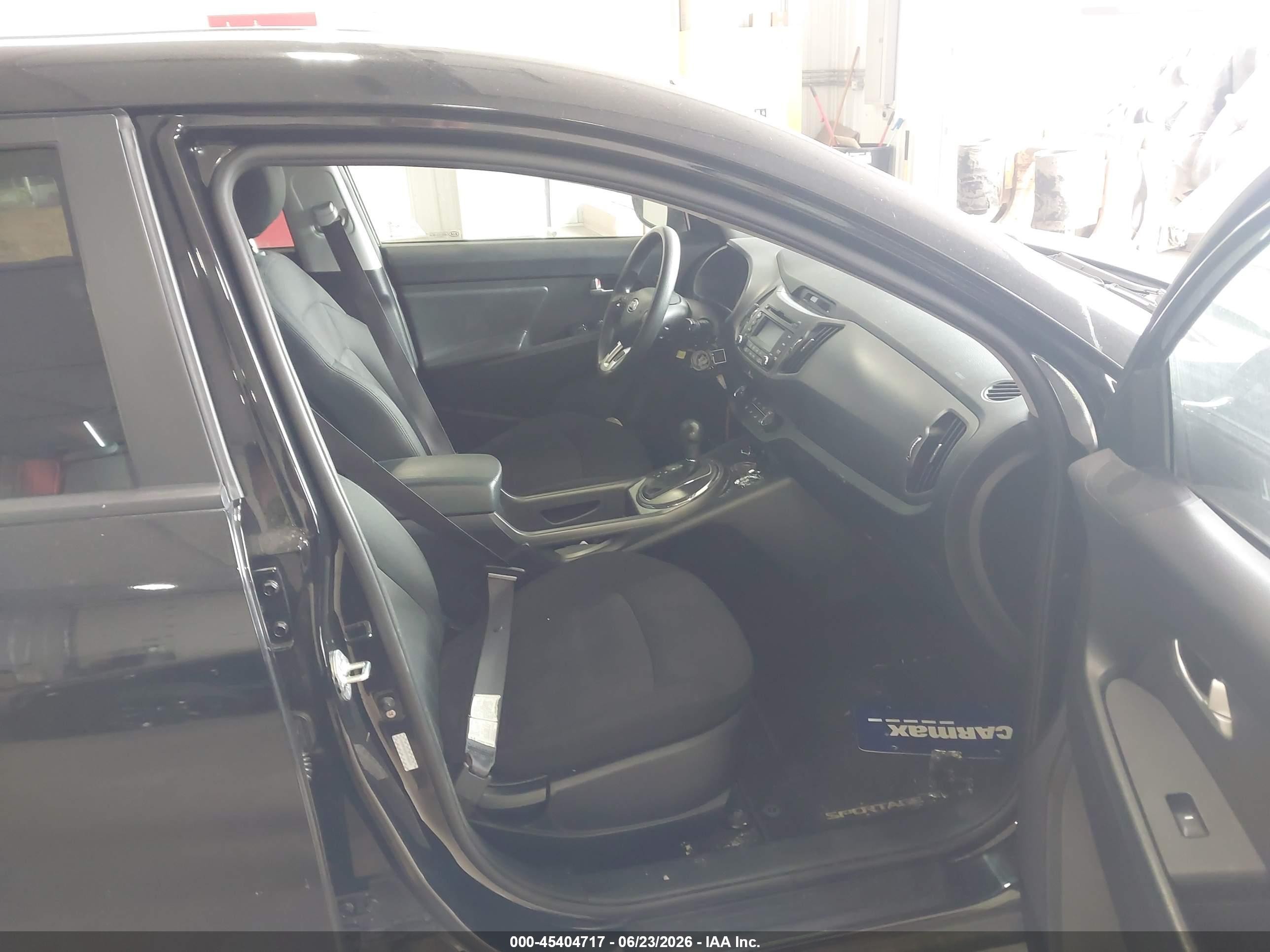2012 Kia Sportage Lx Black vin: KNDPB3A2XC7283576
